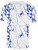 CAROLINA FC SWARM LIFESTYLE MARBLE TEE WHITE ROYAL BLUE