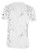 CAROLINA FC SWARM LIFESTYLE MARBLE TEE WITH SLEEVE LOGO WHITE LIGHT GREY