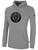 CAROLINA FC SWARM BASICS FLEECE PULLOVER HOODIE TEAM CREST ON WEARERS CENTER CHEST LIGHT HEATHER GREY BLACK