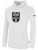 BEND FC  BASICS FLEECE PULLOVER HOODIE TEAM CREST ON WEARERS CENTER CHEST WHITE BLACK