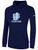 SOUTH JERSEY YOUNG GUNS BASICS FLEECE PULLOVER HOODIE CREST CENTER CHEST NAVY WHITE