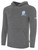 SOUTH JERSEY YOUNG GUNS BASICS FLEECE PULLOVER HOODIE CREST LEFT CHEST DARK HEATHER GREY WHITE
