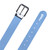 SOUTH JERSEY YOUNG GUNS BONDED LEATHER BASEBALL BELT POWDER BLUE WHITE 
