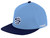 SOUTH JERSEY YOUNG GUNS TEAM ICON  FLEX FLAT BRIM CAP POWDER BLUE NAVY WHITE
