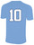 SOUTH JERSEY YOUNG GUNS BASICS II   TRAINING JERSEY POWDER BLUE WHITE 