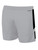 POTOMAC SOCCER MIDTOWN SHORTS LIGHT GREY BLACK