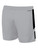 POTOMAC SOCCER MIDTOWN SHORTS LIGHT GREY BLACK -KIT