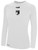 POTOMAC SOCCER BASICS CREW NECK LONG SLEEVE POLY TEE WHITE