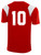 KC LEGENDS EMPIRE SHORT SLEEVE TRAINING TOP RED WHITE -KIT