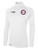 CDA SLAMMERS BASICS POLY 1/4 ZIP TOP WHITE