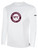 CDA SLAMMERS BASICS LONG SLEEVE COTTON TEE TEAM CREST ON WEARERS CENTER CHEST WHITE BLACK