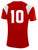 KC LEGENDS EMPIRE SHORT SLEEVE TRAINING TOP RED WHITE