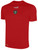 KC LEGENDS BASICS CREW NECK POLY TEE CREST ON WEARER'S CENTER CHEST RED
