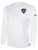 KC LEGENDS BASICS LONG SLEEVE COTTON TEE TEAM CREST ON WEARERS LEFT CHEST WHITE BLACK