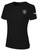 KC LEGENDS BASICS COTTON TEE CREST ON WEARER'S LEFT CHEST BLACK WHITE
