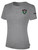 KC LEGENDS BASICS COTTON TEE CREST ON WEARER'S LEFT CHEST LIGHT HEATHER GREY BLACK