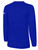 SOCKERS FC BASICS COTTON LONG SLEEVE COTTON T-SHIRT CREST ON WEARER'S CENTER CHEST ROYAL BLUE WHITE