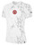 SUDAMERICA SWARM FC LIFESTYLE MARBLE TEE WITH SLEEVE LOGO WHITE LIGHT GREY