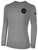 SUDAMERICA SWARM FC BASICS LONG SLEEVE COTTON TEE TEAM CREST ON WEARERS LEFT CHEST LIGHT HEATHER GREY BLACK
