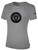 SUDAMERICA SWARM FC BASICS COTTON TEE CREST ON WEARERS CENTER CHEST LIGHT HEATHER GREY BLACK