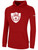 ST. LOUIS LEGENDS SC BASICS FLEECE HOODIE CREST ON CENTER CHEST RED WHITE