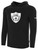 ST. LOUIS LEGENDS SC BASICS FLEECE HOODIE CREST ON CENTER CHEST BLACK WHITE