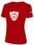ST. LOUIS LEGENDS SC BASICS COTTON TEE CREST ON WEARERS CENTER CHEST RED WHITE