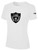 ST. LOUIS LEGENDS SC BASICS COTTON TEE CREST ON WEARERS CENTER CHEST WHITE BLACK