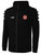 RAD SWARM FC TECH II ZIP UP HOODIE BLACK WHITE