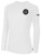 RAD SWARM FC BASICS LONG SLEEVE COTTON TEE TEAM CREST ON WEARERS LEFT CHEST WHITE BLACK