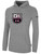PUEBLO RANGERS BASICS FLEECE PULLOVER HOODIE TEAM CREST ON WEARERS CENTER CHEST LIGHT HEATHER GREY BLACK