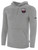 PUEBLO RANGERS BASICS FLEECE PULLOVER HOODIE TEAM CREST ON WEARERS LEFT CHEST LIGHT HEATHER GREY BLACK
