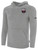 PUEBLO RANGERS BASICS FLEECE PULLOVER HOODIE TEAM CREST ON WEARERS LEFT CHEST LIGHT HEATHER GREY BLACK