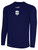 DIAMONDS SA BASICS CREW NECK LONG SLEEVE POLY TEE NAVY