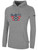 OJB FC  BASICS FLEECE PULLOVER HOODIE CREST ON WEARERS CENTER CHEST LIGHT HEATHER GREY BLACK