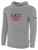 OJB FC  BASICS FLEECE PULLOVER HOODIE CREST ON WEARERS CENTER CHEST LIGHT HEATHER GREY BLACK