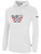 OJB FC  BASICS FLEECE PULLOVER HOODIE CREST ON WEARERS CENTER CHEST WHITE BLACK
