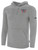 OJB FC  BASICS FLEECE PULLOVER HOODIE CREST ON WEARERS LEFT CHEST LIGHT HEATHER GREY BLACK
