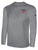 OJB FC  BASICS LONG SLEEVE COTTON T-SHIRT CREST ON WEARERS LEFT CHEST LIGHT HEATHER GREY BLACK