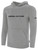 ARIZONA RATTLERS IFL BASICS FLEECE PULLOVER HOODIE CREST ON WEARERS CENTER CHEST LIGHT HEATHER GREY BLACK