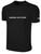 ARIZONA RATTLERS IFL BASICS COTTON T-SHIRT CREST ON WEARERS CENTER CHEST BLACK WHITE