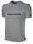 ARIZONA RATTLERS IFL BASICS COTTON T-SHIRT CREST ON WEARERS CENTER CHEST LIGHT HEATHER GREY BLACK