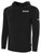 GREEN BAY BLIZZARD IFL BASICS FLEECE PULLOVER HOODIE CREST ON WEARERS LEFT CHEST BLACK WHITE