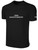 IOWA BARNSTORMERS IFL BASICS COTTON T-SHIRT CREST ON WEARERS CENTER CHEST BLACK WHITE