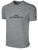 IOWA BARNSTORMERS IFL BASICS COTTON T-SHIRT CREST ON WEARERS CENTER CHEST LIGHT HEATHER GREY BLACK