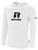 ARIZONA RATTLERS IFL BASICS FLEECE PULLOVER HOODIE CREST ON WEARERS CENTER CHEST WHITE BLACK
