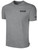 GREEN BAY BLIZZARD IFL BASICS COTTON T-SHIRT CREST ON WEARERS LEFT CHEST LIGHT HEATHER GREY BLACK