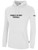 FISHERS FREIGHT IFL BASICS FLEECE PULLOVER HOODIE CREST ON WEARERS CENTER CHEST WHITE BLACK