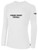 FISHERS FREIGHT IFL BASICS LONG SLEEVE COTTON T-SHIRT CREST ON WEARERS CENTER CHEST WHITE BLACK