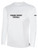 FISHERS FREIGHT IFL BASICS LONG SLEEVE COTTON T-SHIRT CREST ON WEARERS CENTER CHEST WHITE BLACK